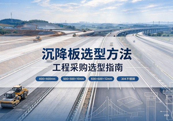 大石桥沉降板选择方法
